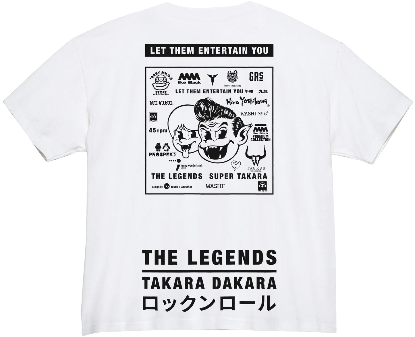 (PREORDER)TAKARA DAKARA - ALBUM TEE - WHITE