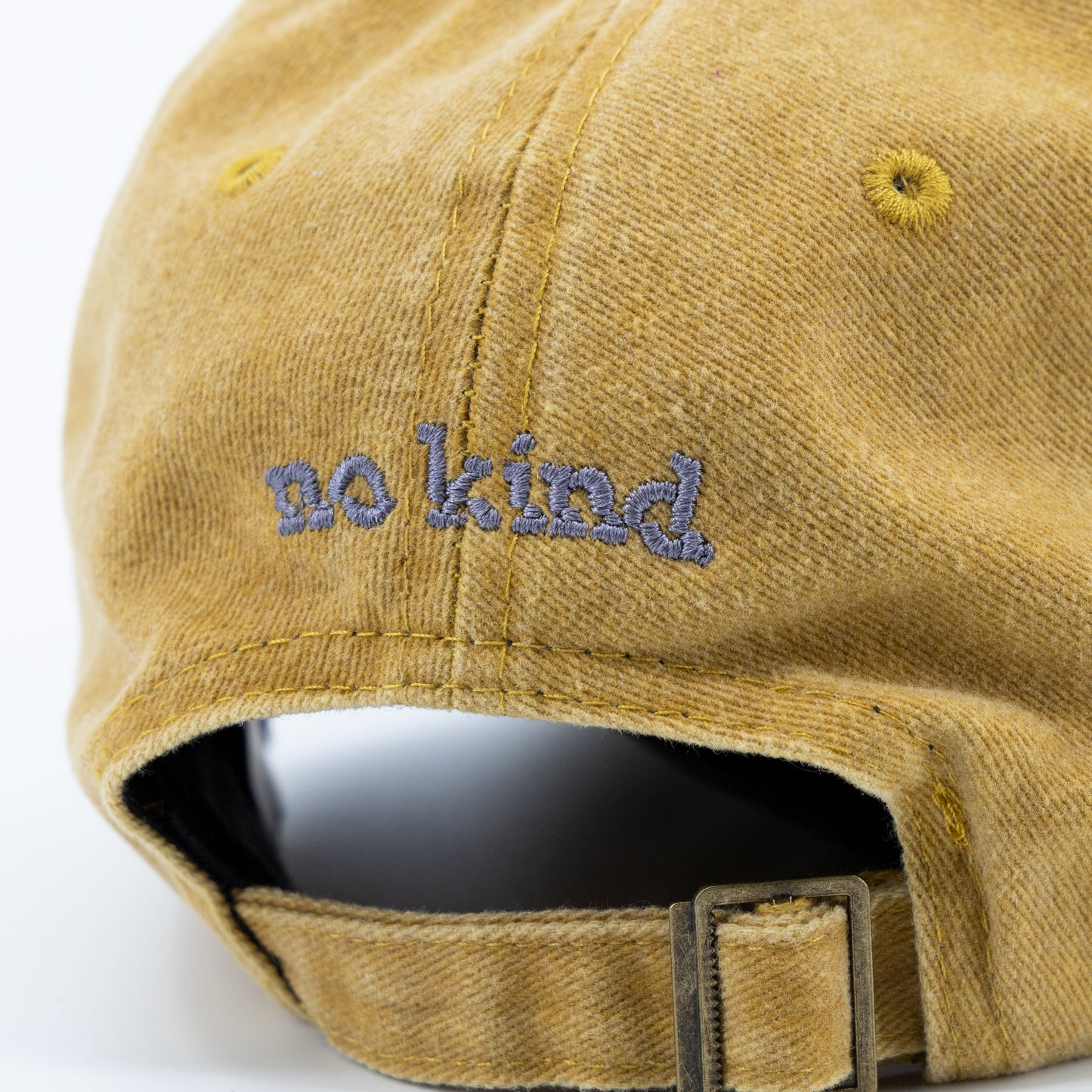 NO KIND. of Cap - NO/KIND : Kind Cap - Washed Yellow on Lavender cap