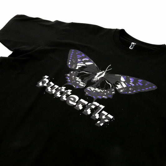 NO KIND. of TEE : b for Butterfly - Black