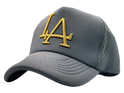 LA Trucker Cap - Grey