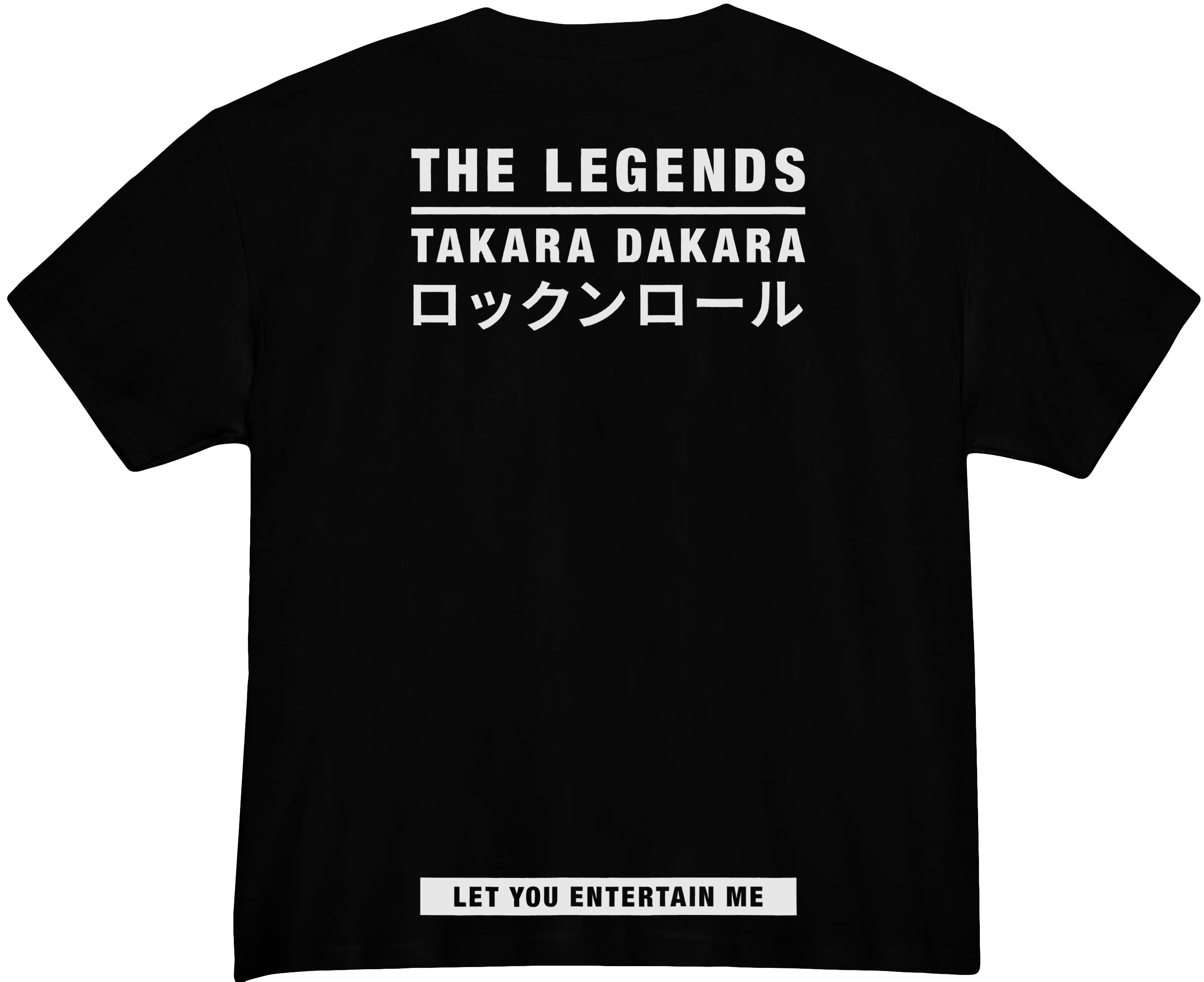 TAKARA DAKARA - THE LEGENDS TEE - BLACK