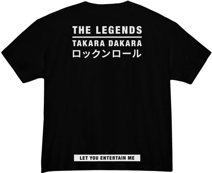 TAKARA DAKARA - THE LEGENDS TEE - BLACK