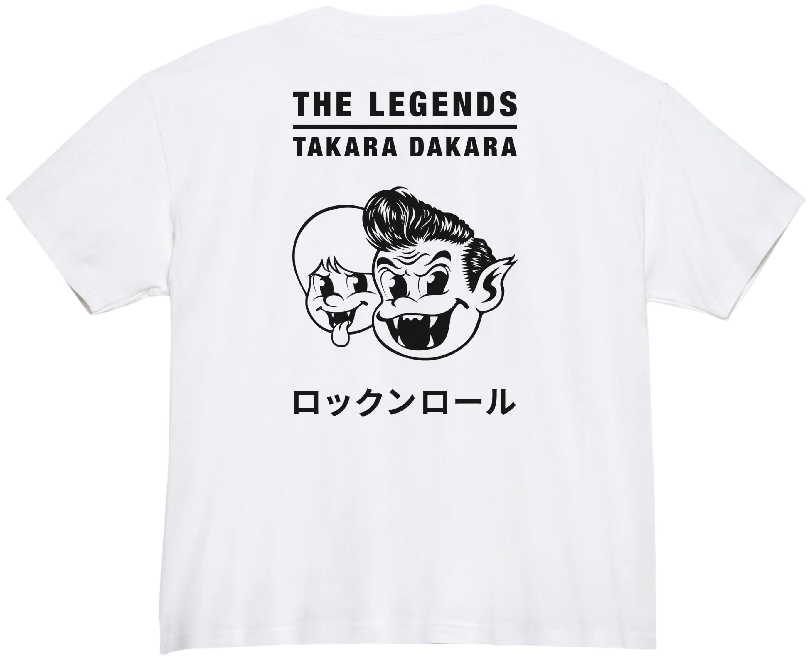 TAKARA DAKARA - VER.2 THE LEGENDS TEE- WHITE