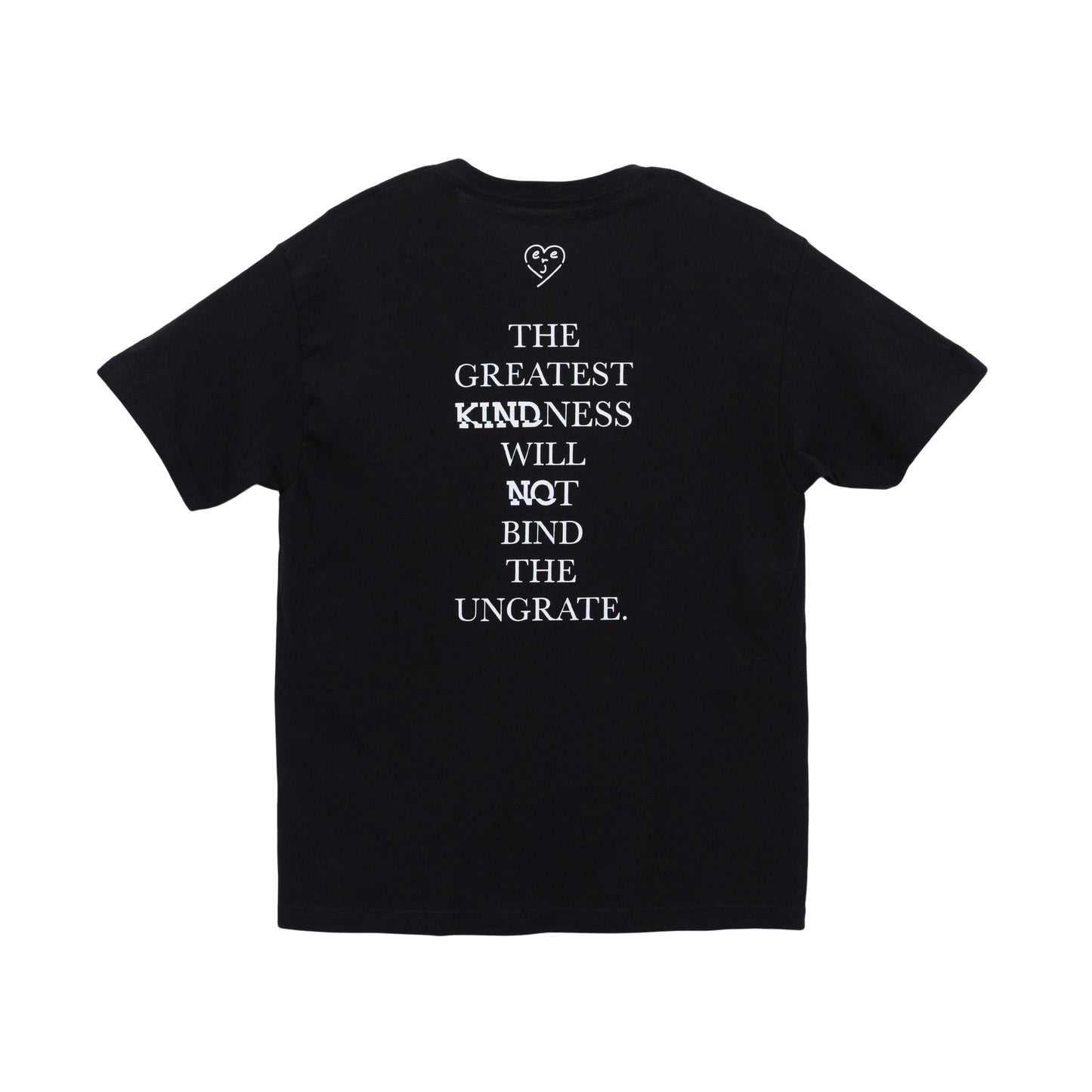 [COTTON USA] NO KIND. of TEE : Aesop's Fables - Black