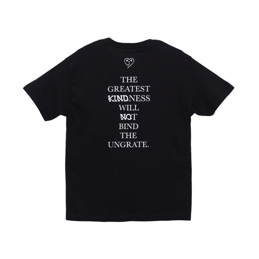 [COTTON USA] NO KIND. of TEE : Aesop's Fables - Black