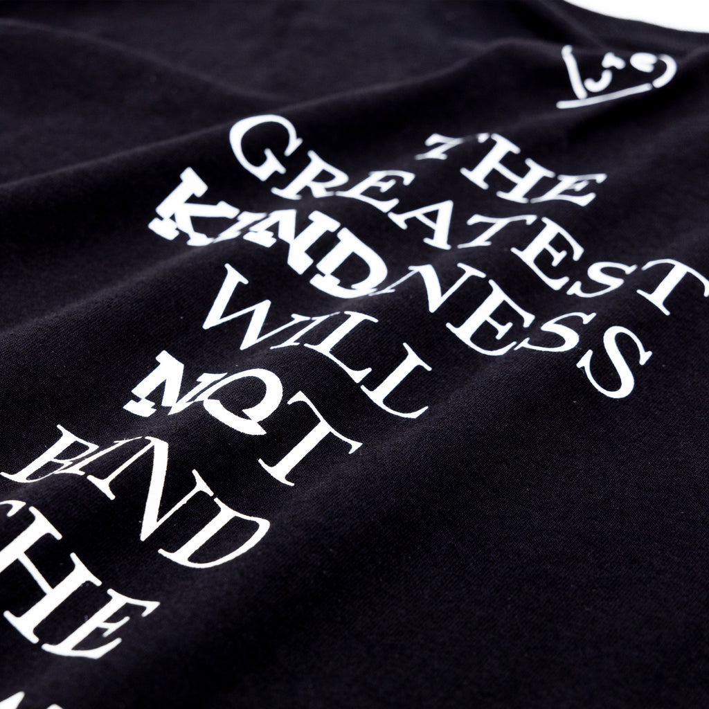 [COTTON USA] NO KIND. of TEE : Aesop's Fables - Black