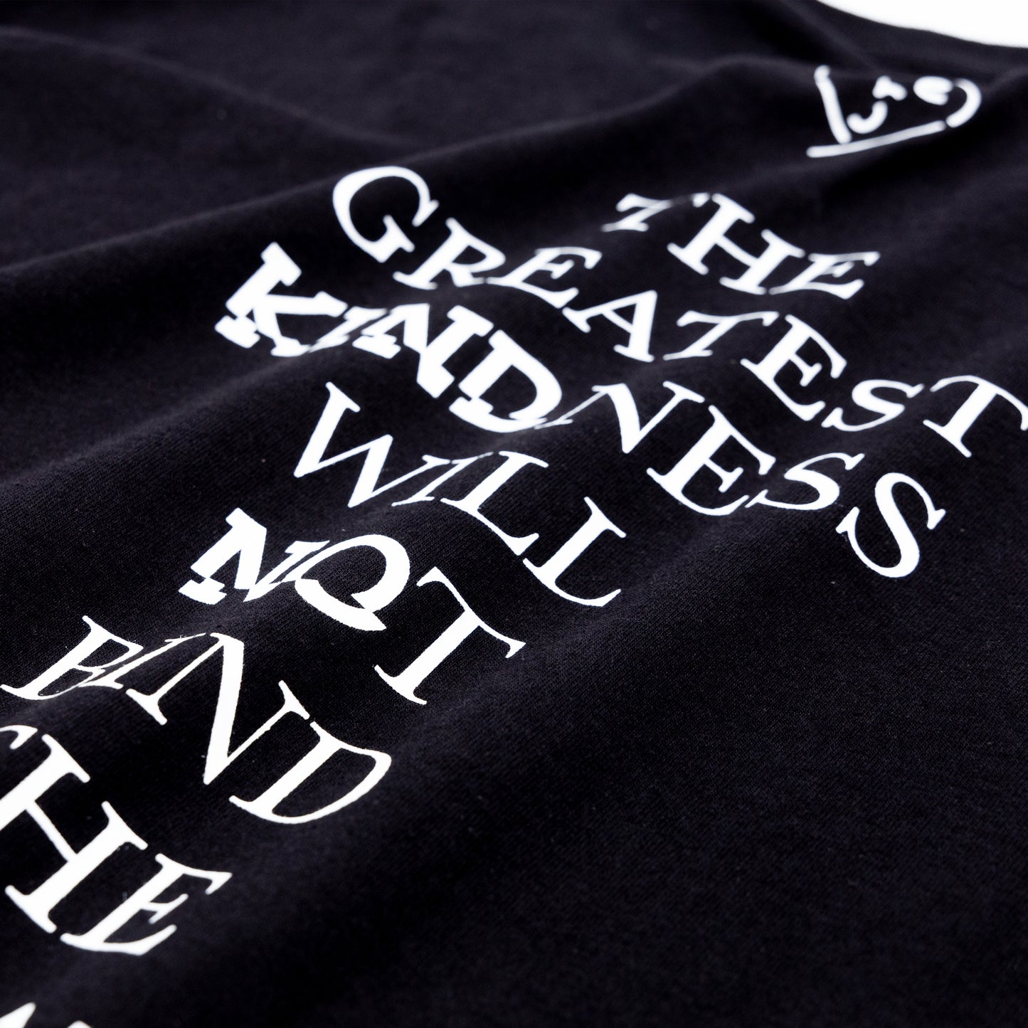 [COTTON USA] NO KIND. of TEE : Aesop's Fables - Black