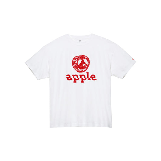 NO KIND. of TEE : alphabet - a for apple - White