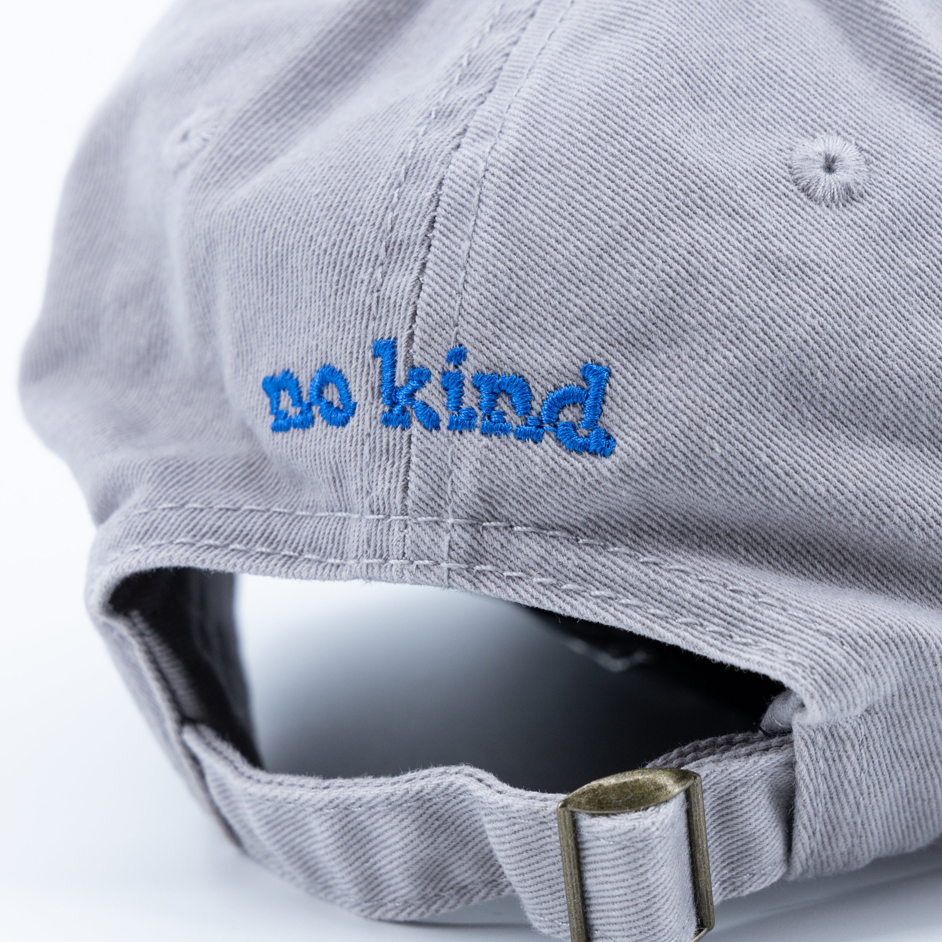 NO KIND. of Cap - NO/KIND : No Cap - Washed Light Grey with Blue