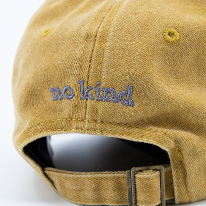 NO KIND. of Cap - NO/KIND : Kind Cap - Washed Yellow on Lavender cap