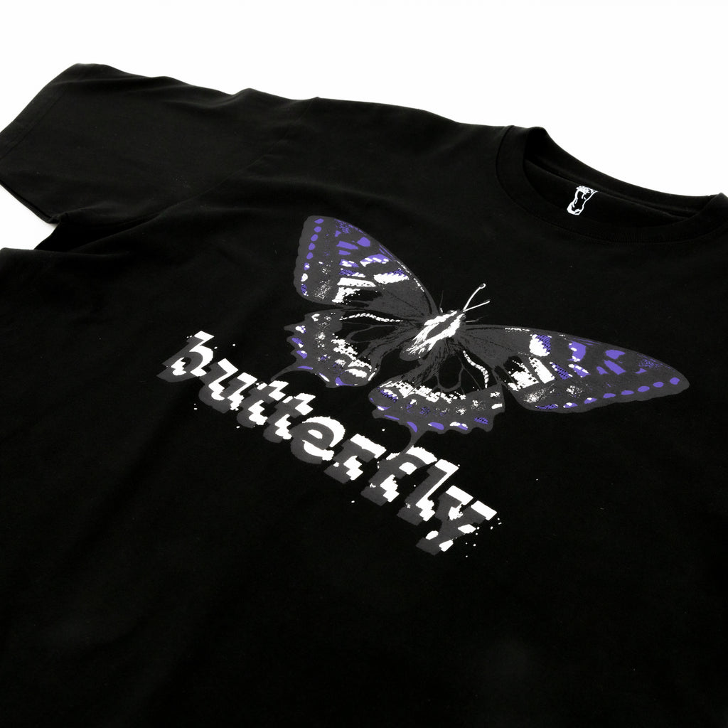 NO KIND. of TEE : b for Butterfly - Black