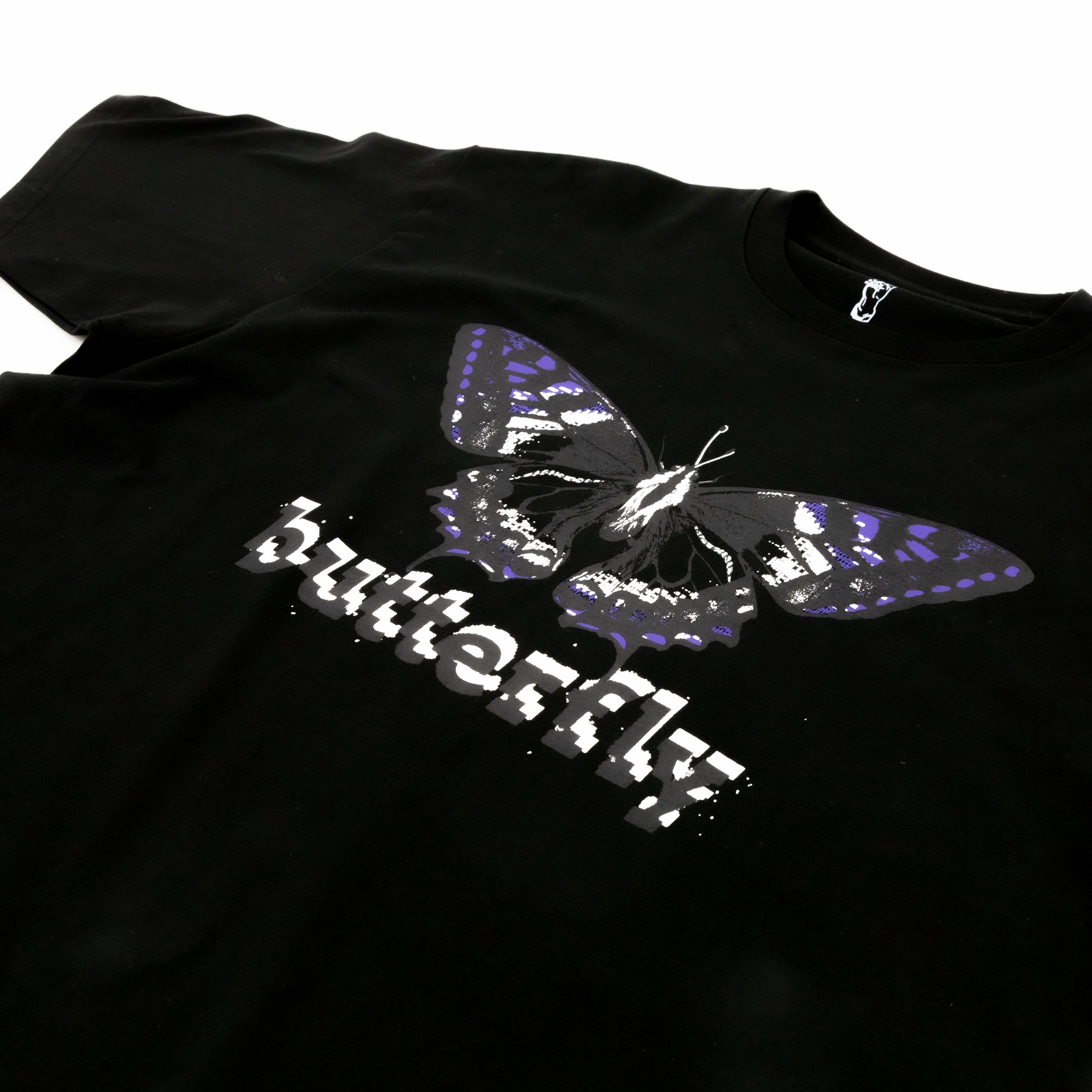 NO KIND. of TEE : b for Butterfly - Black