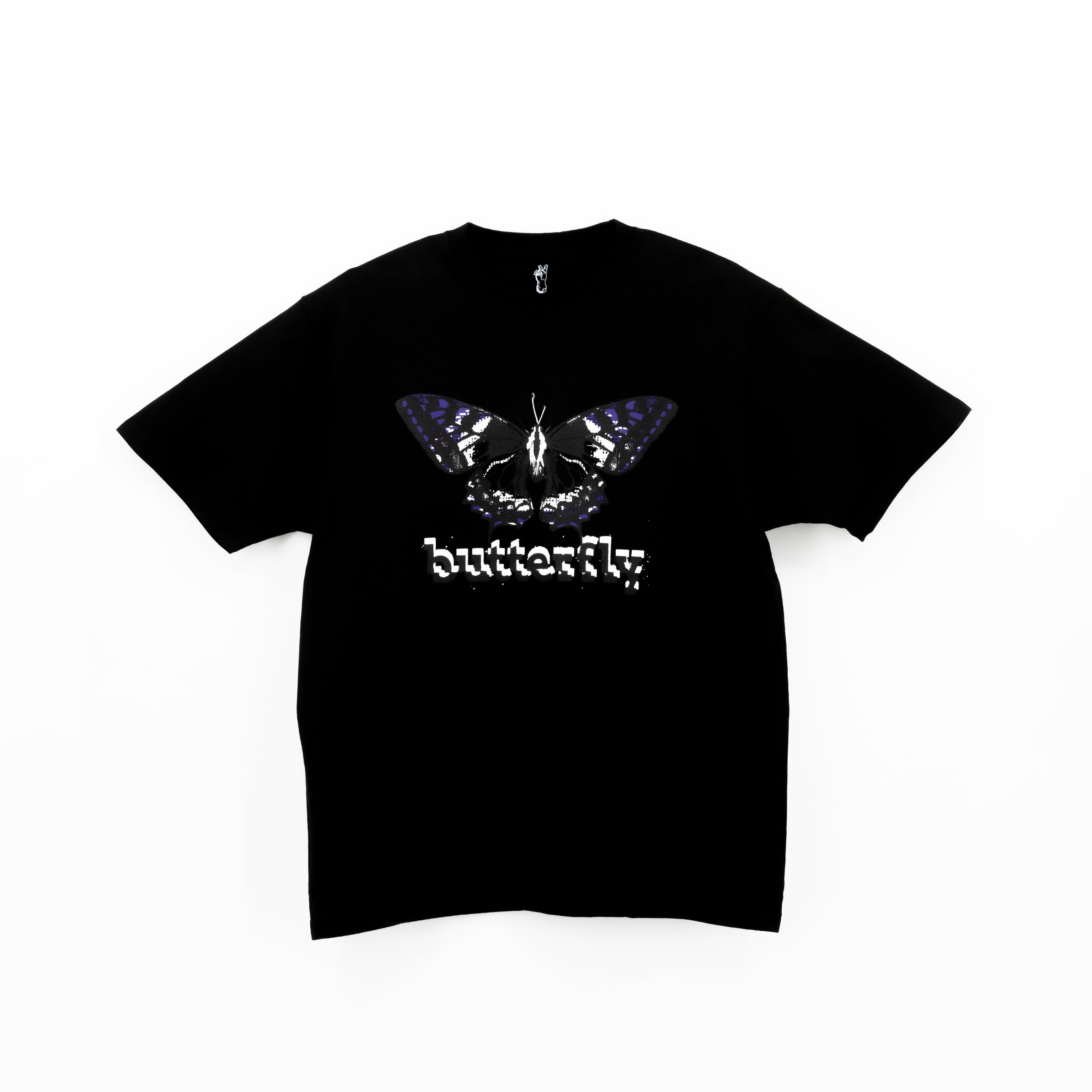 NO KIND. of TEE : b for Butterfly - Black