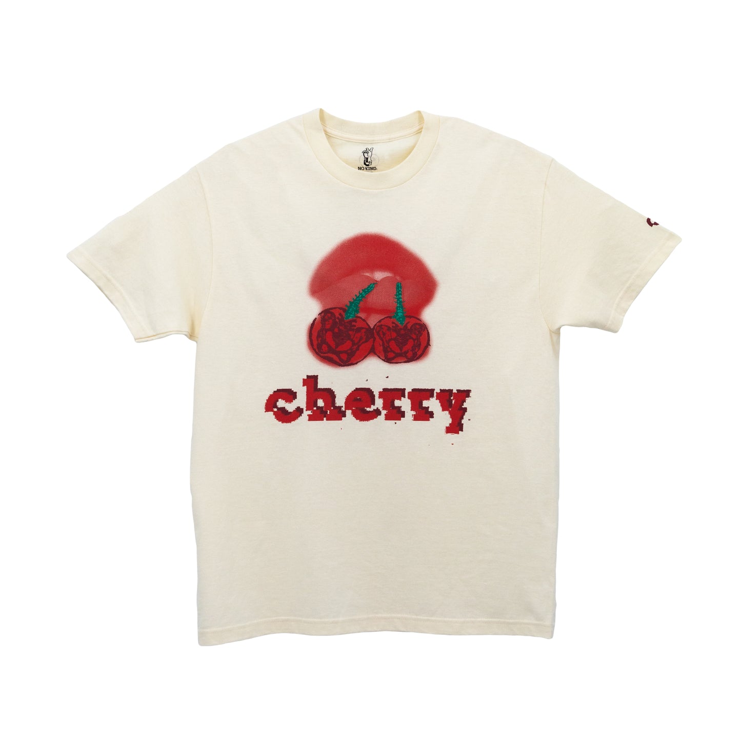 [COTTON USA] NO KIND. of TEE : c for CHERRY - Cream