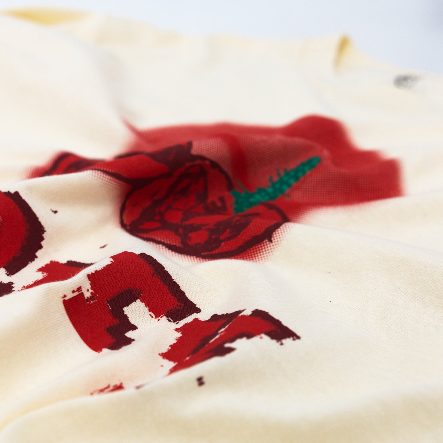 [COTTON USA] NO KIND. of TEE : c for CHERRY - Cream