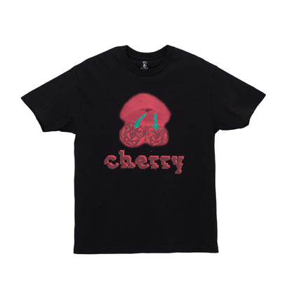 [COTTON USA] NO KIND. of TEE : c for CHERRY - Black