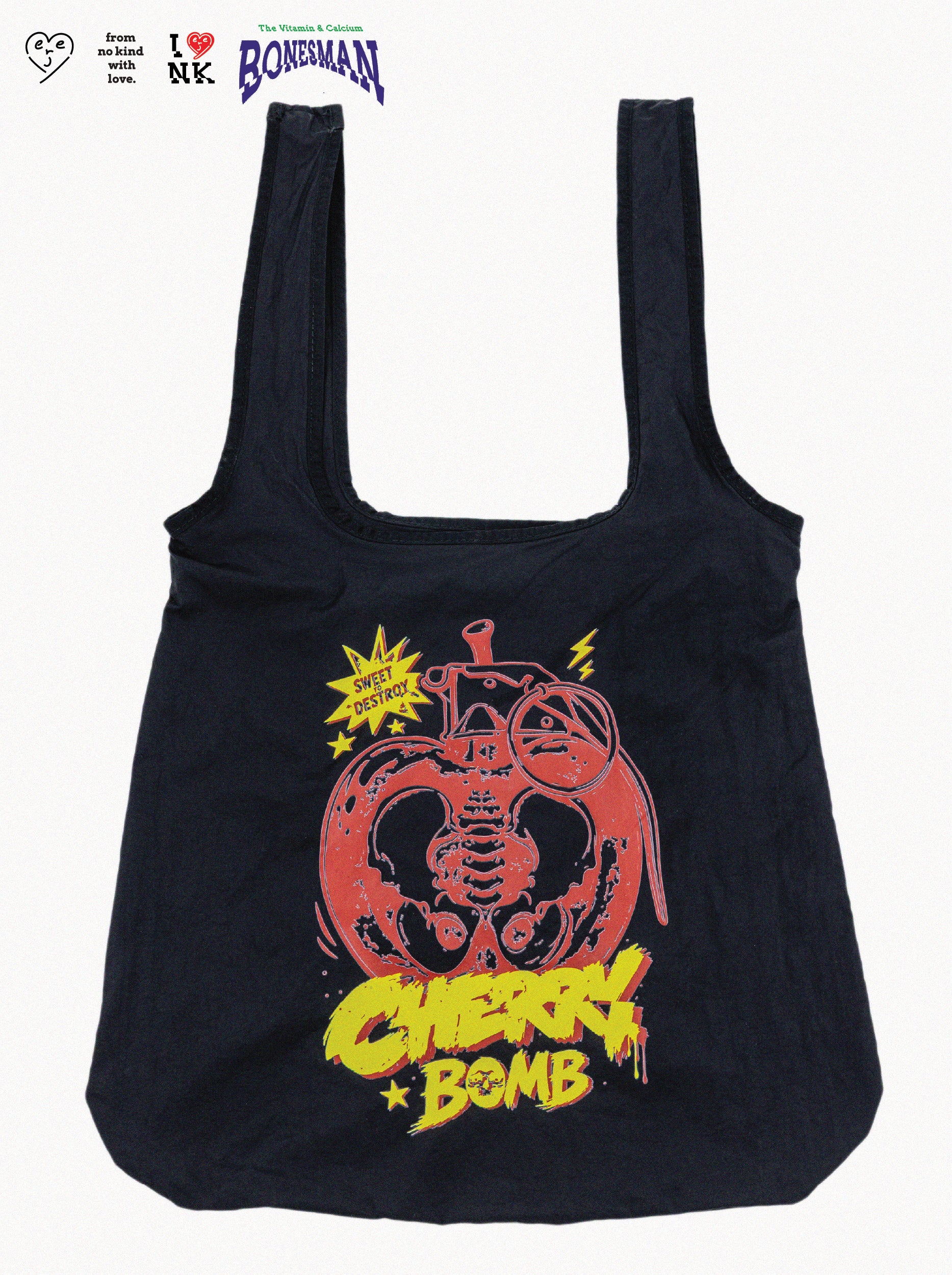 CHERRY BOMB PACKABLE TOTBAG