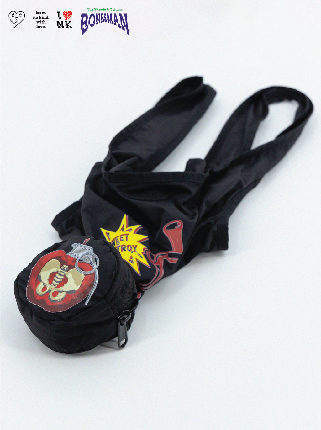CHERRY BOMB PACKABLE TOTBAG