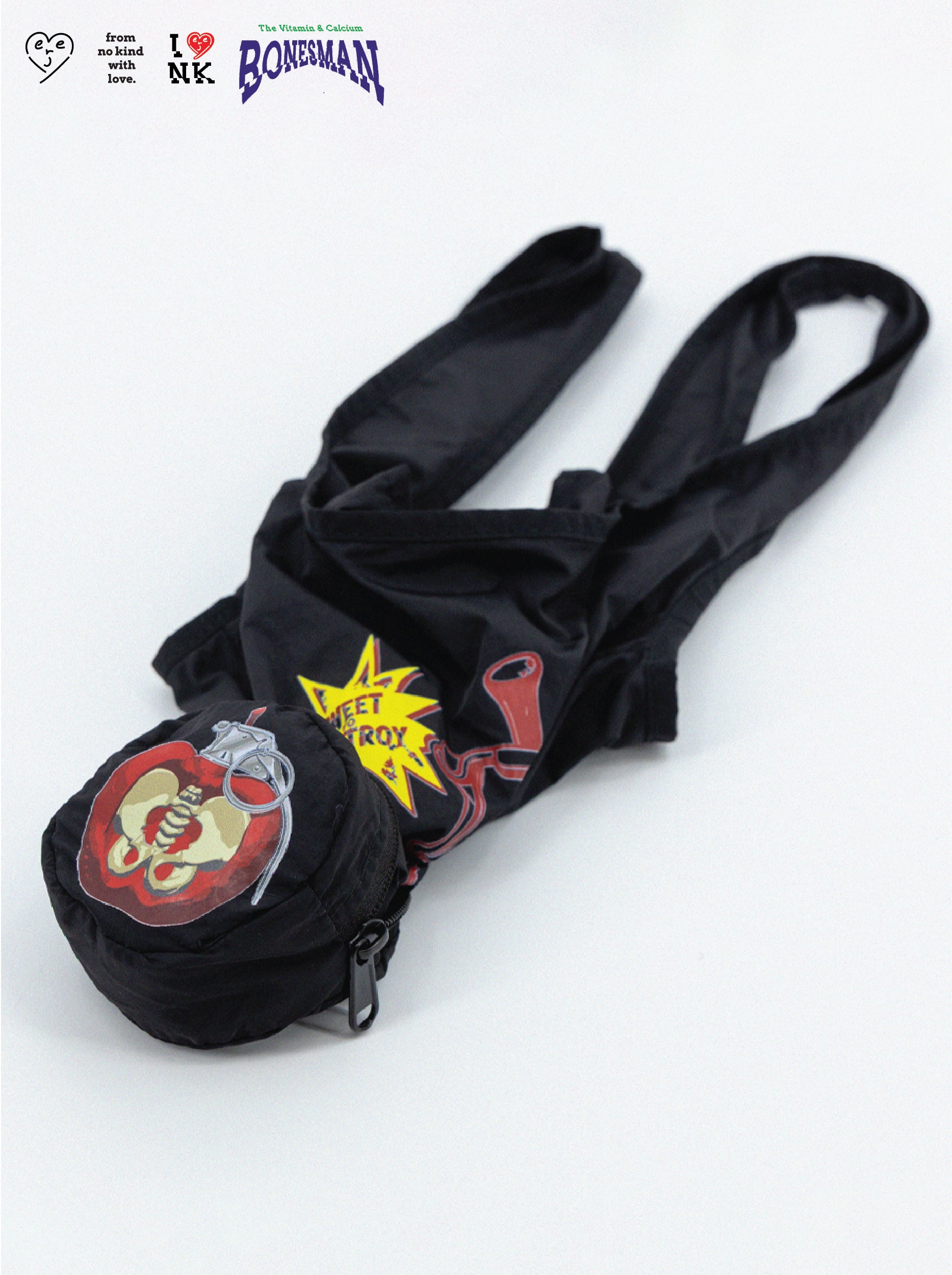 CHERRY BOMB PACKABLE TOTBAG