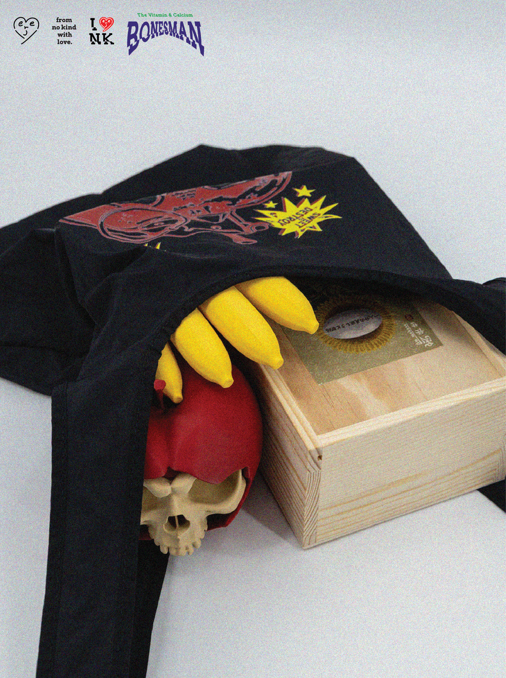 CHERRY BOMB PACKABLE TOTBAG