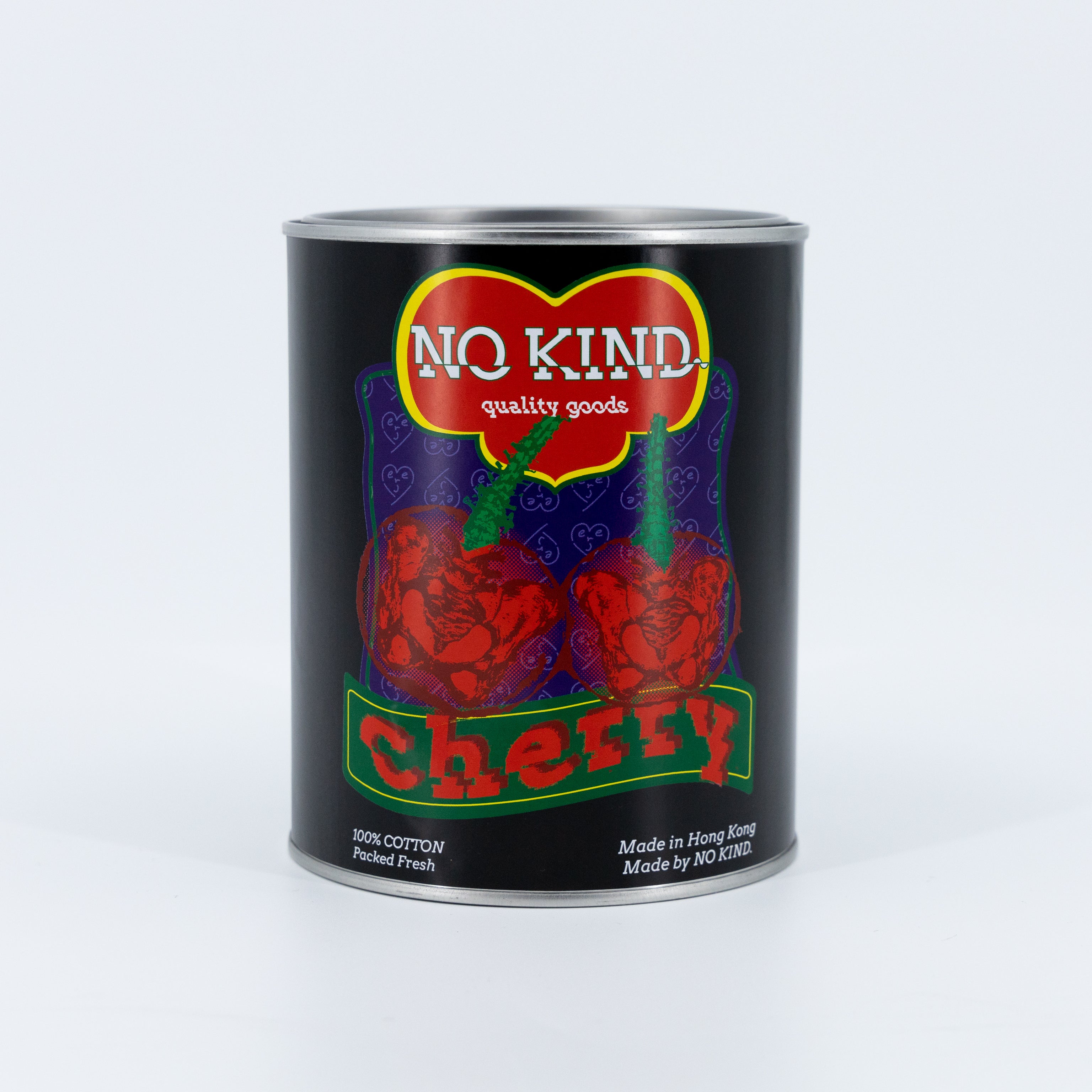 [COTTON USA] NO KIND. of TEE : c for CHERRY - Black