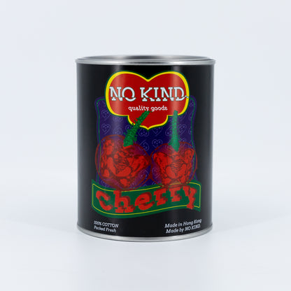 [COTTON USA] NO KIND. of TEE : c for CHERRY - Black