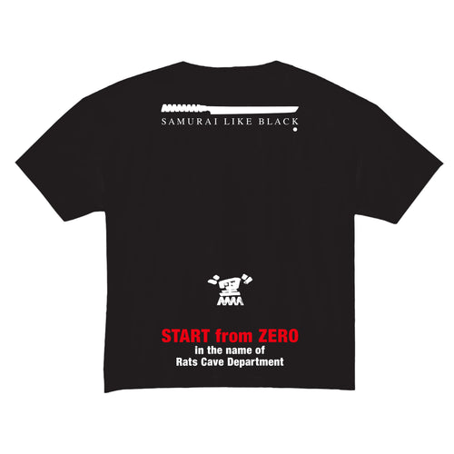 4A SAMURAI LIKE BLACK TEE 03 - GW