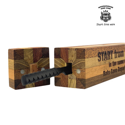 ChinoLamWorkshop X Start From Zero X Like Black : SAMURAI LIKE BLACK SWORD WOOD CASE SET