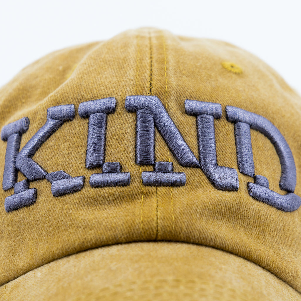 Kind Caps NO KIND. of Cap - NO/KIND : Kind Cap - Washed Yellow on Lavender cap ...