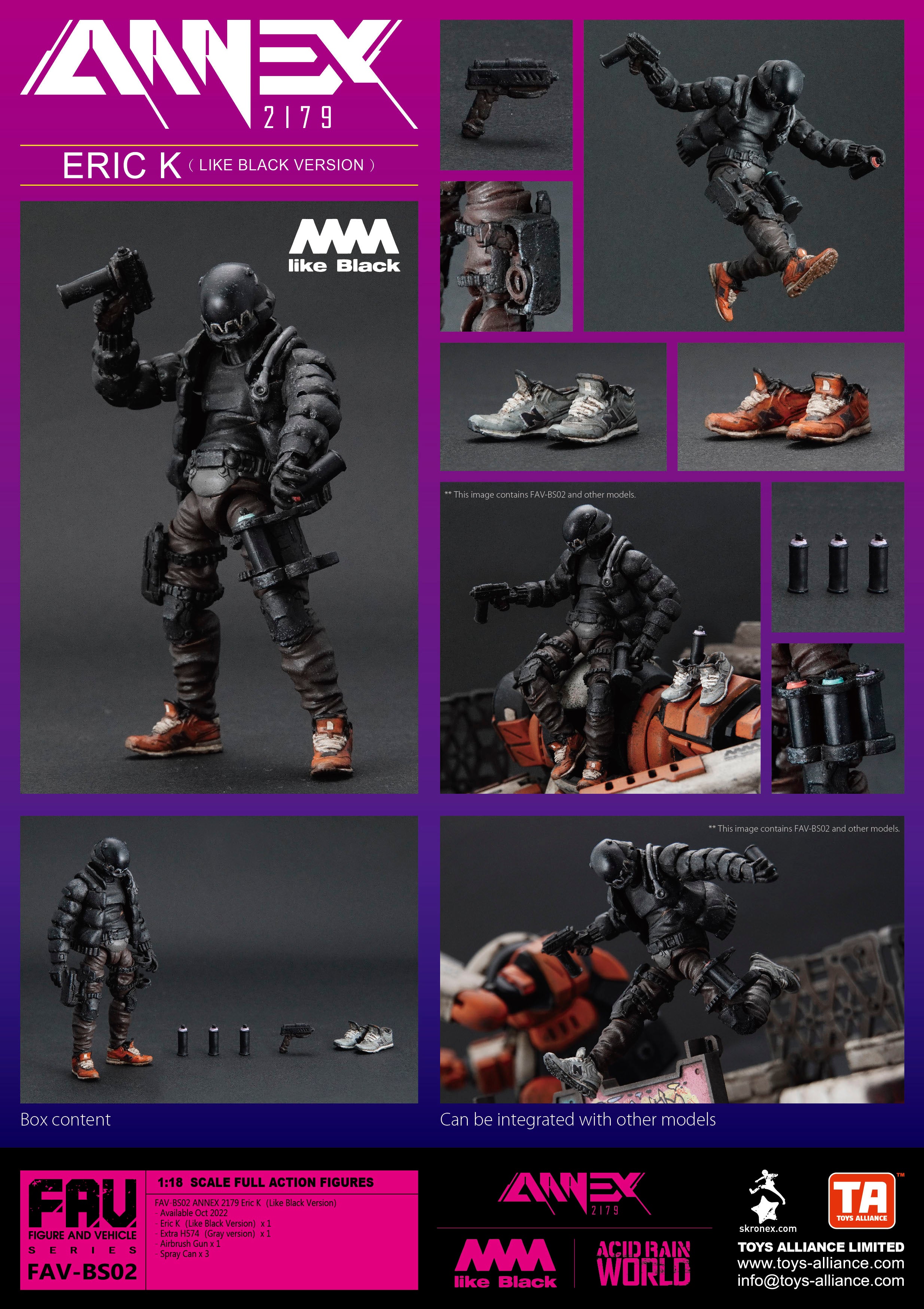 ACID RAIN x AAAA like Black x ANNEX 2179 FAV-BS02 Eric K - Like Black Version