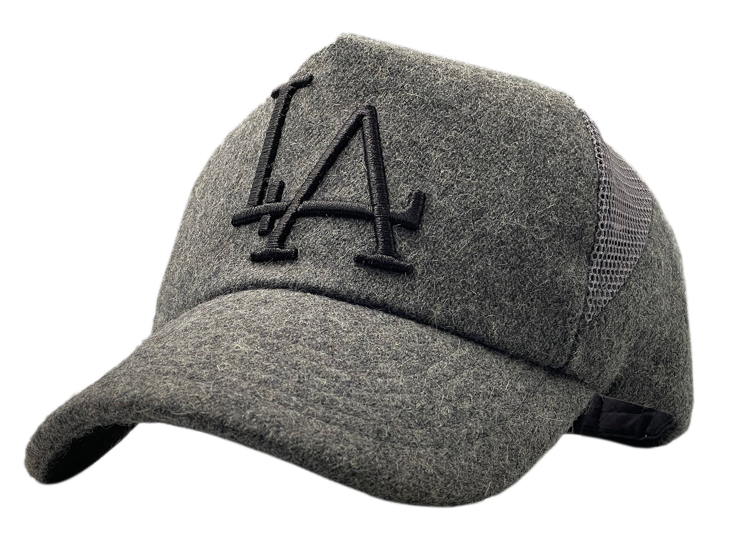 LA Trucker Cap Fluff - Grey