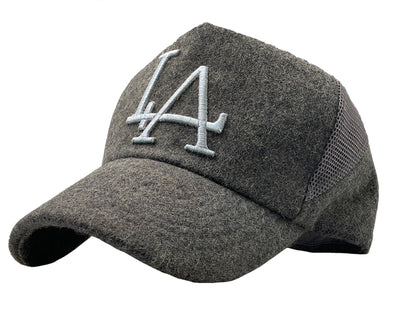 LA Trucker Cap Fluff - Grey