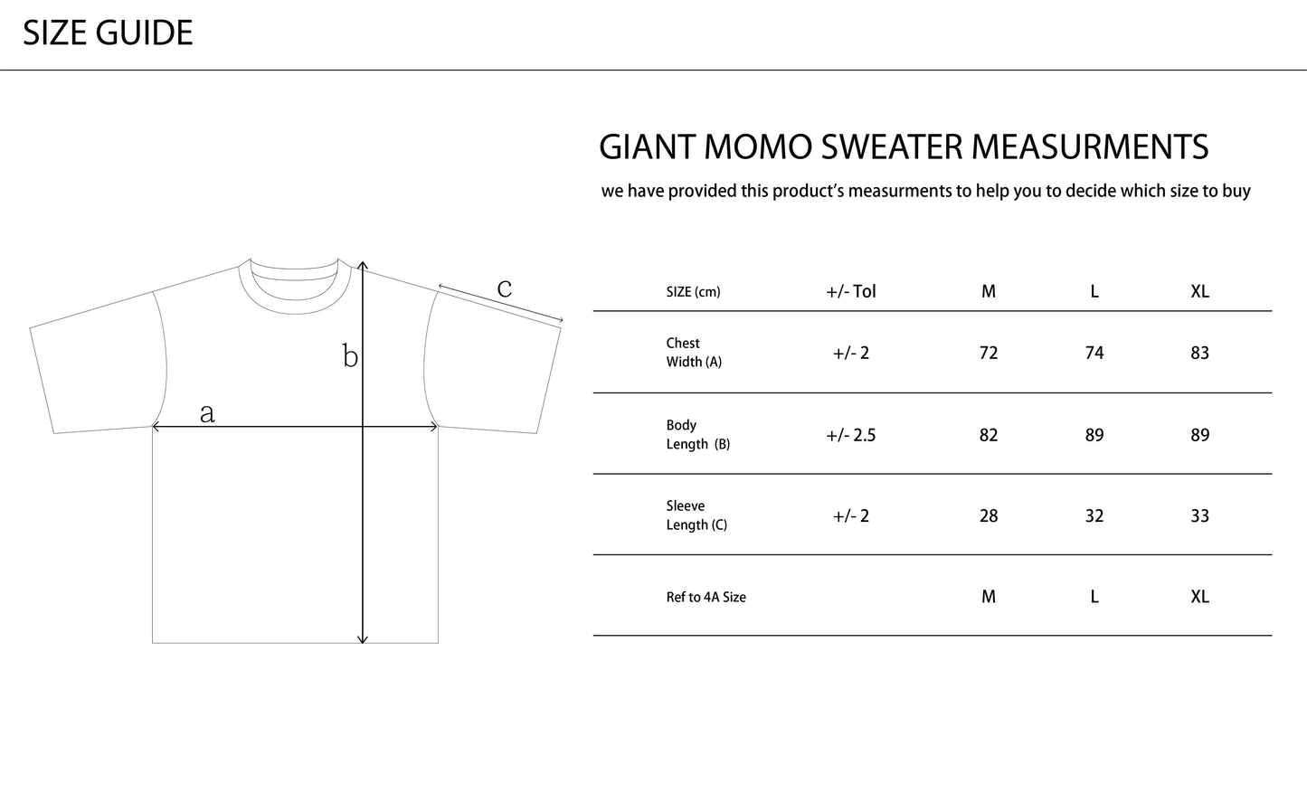 Giant Momo Sweater