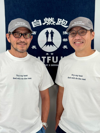 [ 自燃跑] 重磅全棉美式筒Tee
