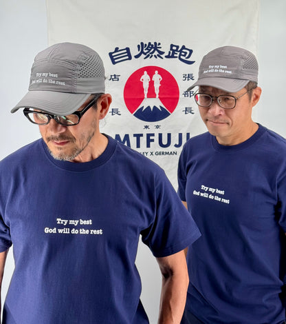 [ 自燃跑] 重磅全棉美式筒Tee