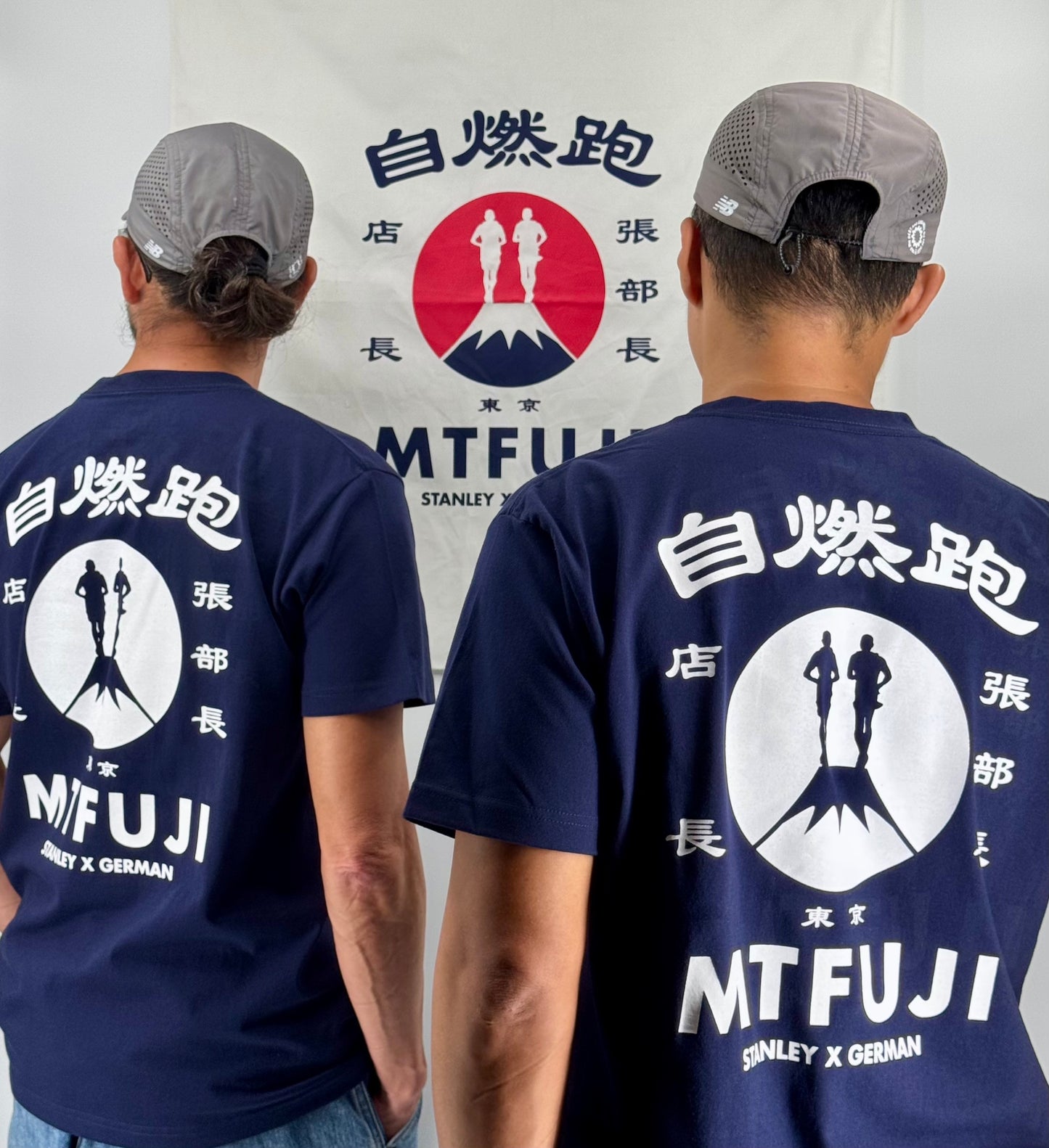 [ 自燃跑] 重磅全棉美式筒Tee