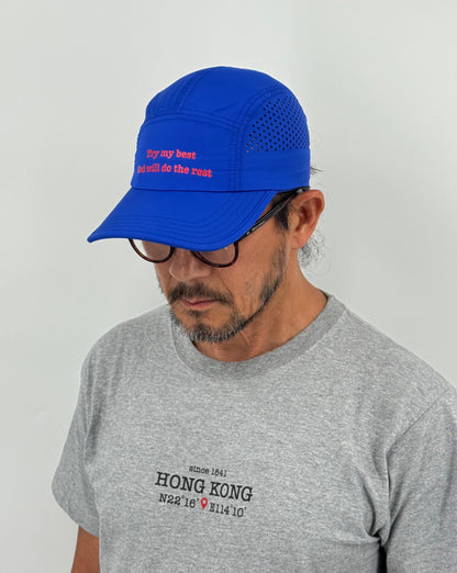 [ Try My Best ] Ultra Light Cap - Blue