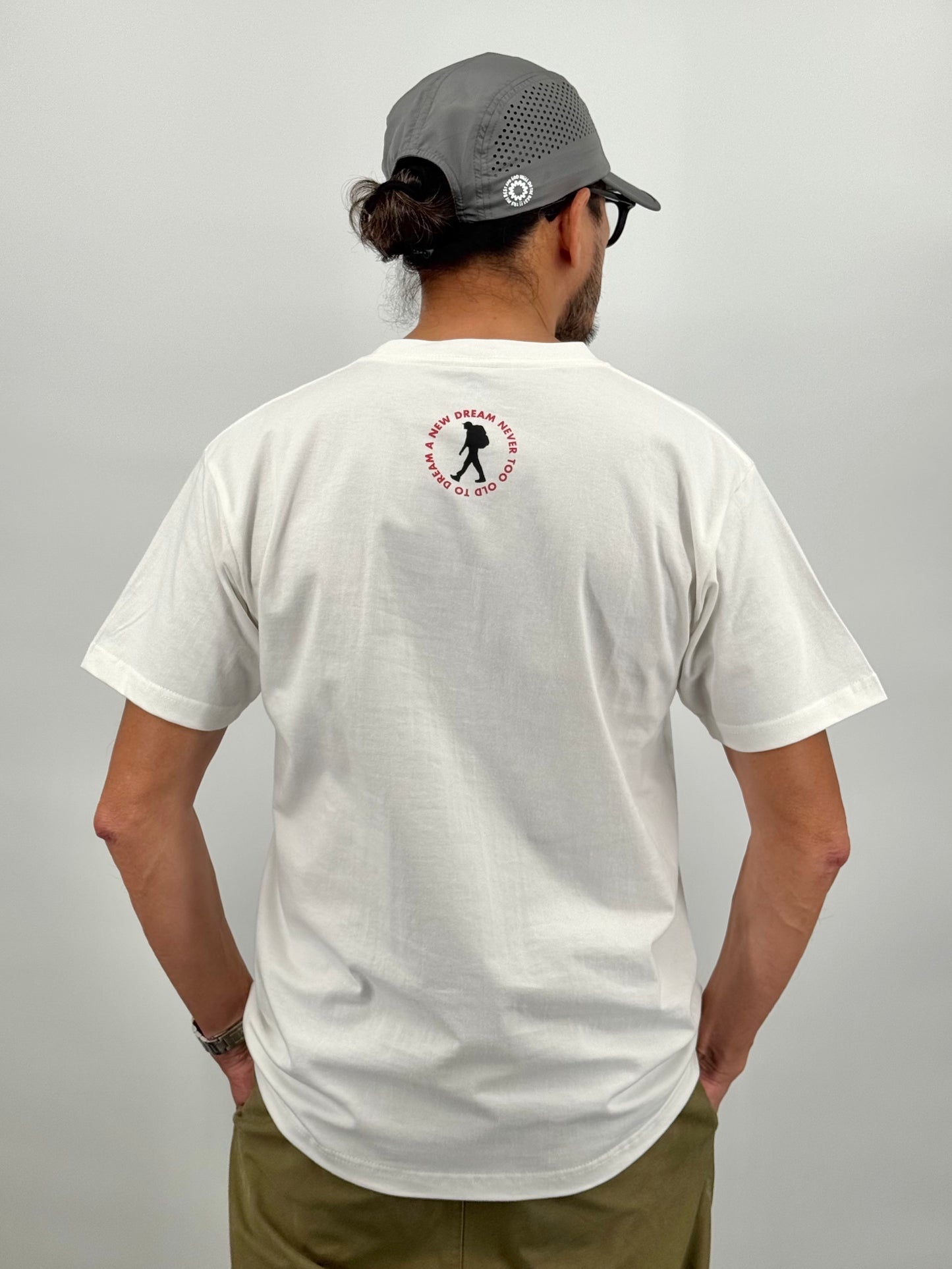 [ Try My Best ] Never Too Old 登山人 美式筒Tee
