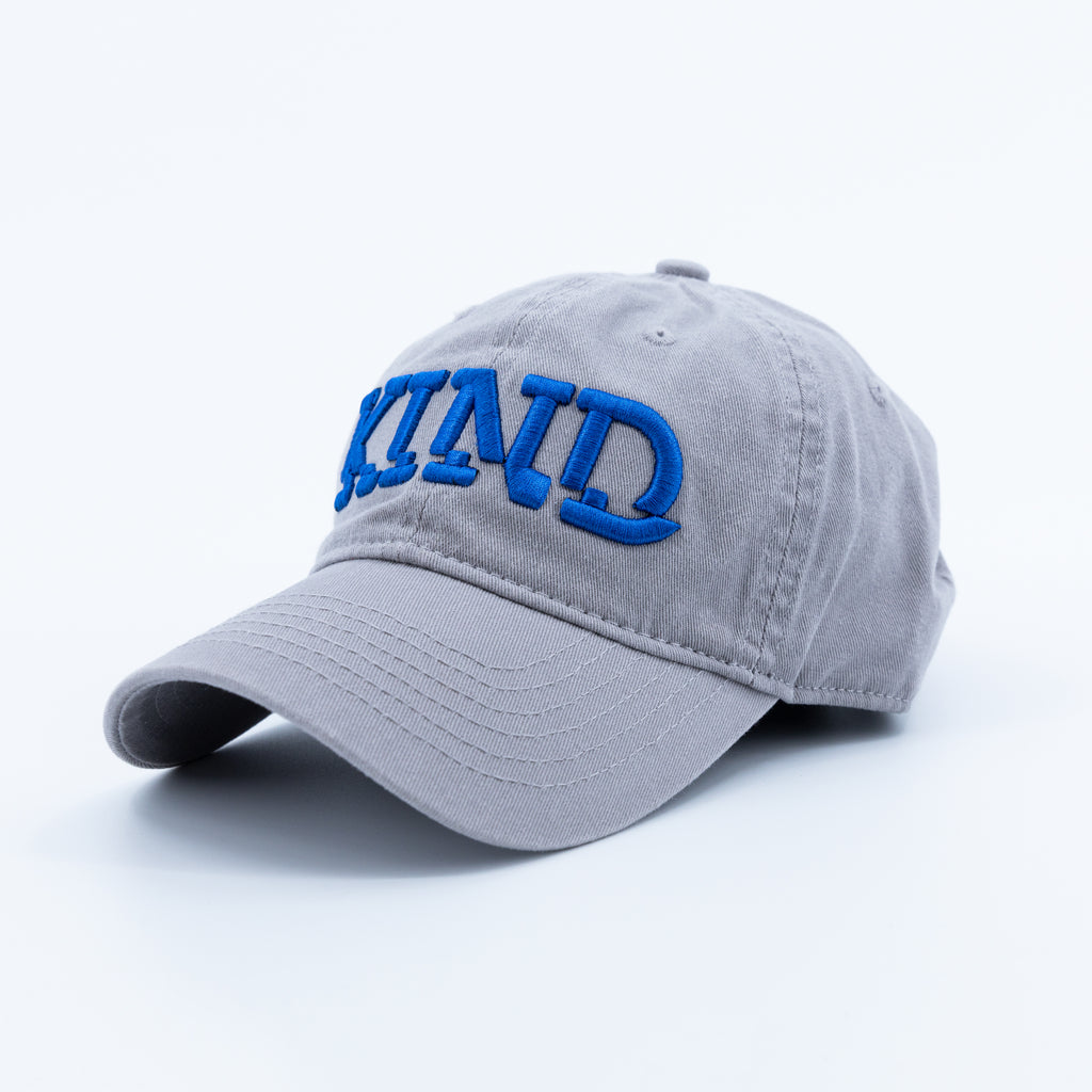 NO KIND. of Cap - NO/KIND : Kind Cap - Washed Light Grey with Blue