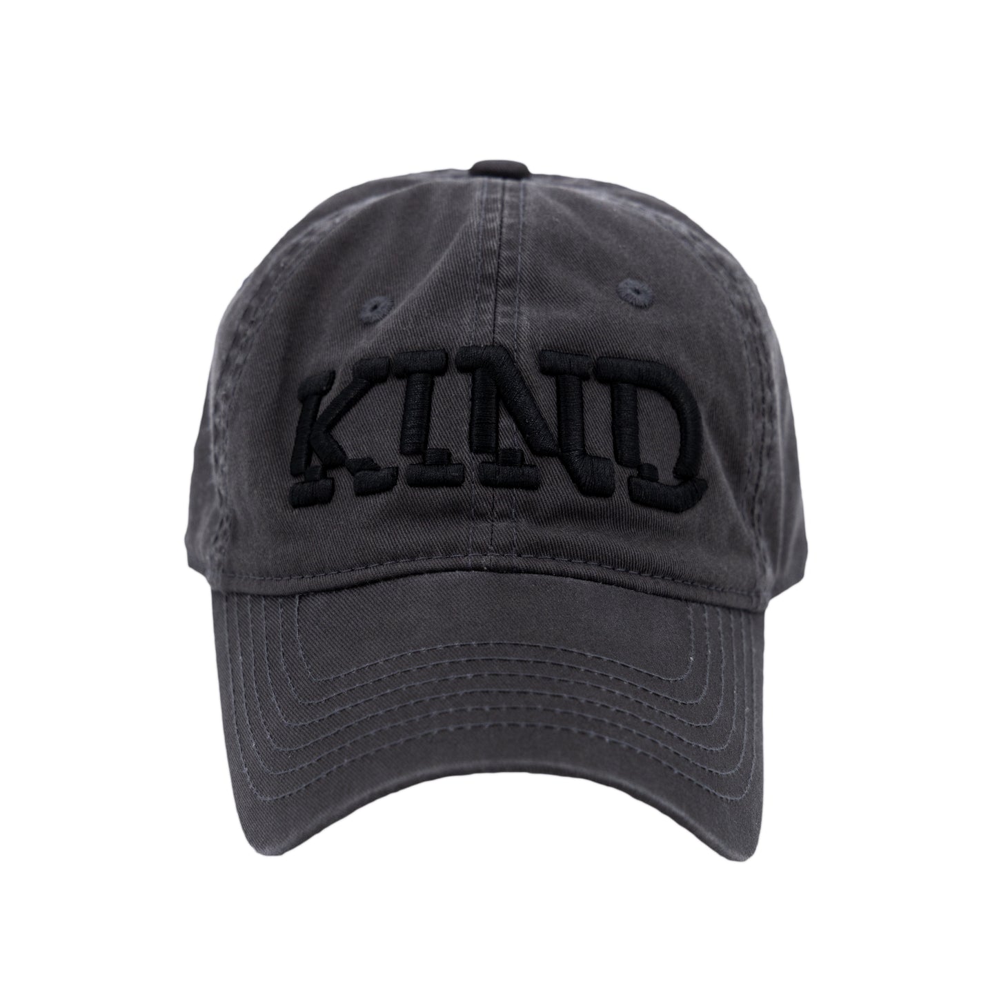 NO KIND. of Cap - NO/KIND : Kind Cap - Washed Dark Grey