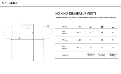 NO KIND bB TEE BLACK