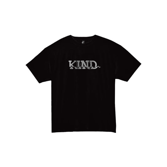 NO KIND. of Tee - NO/KIND : KIND Tee - Black & Sliver Print