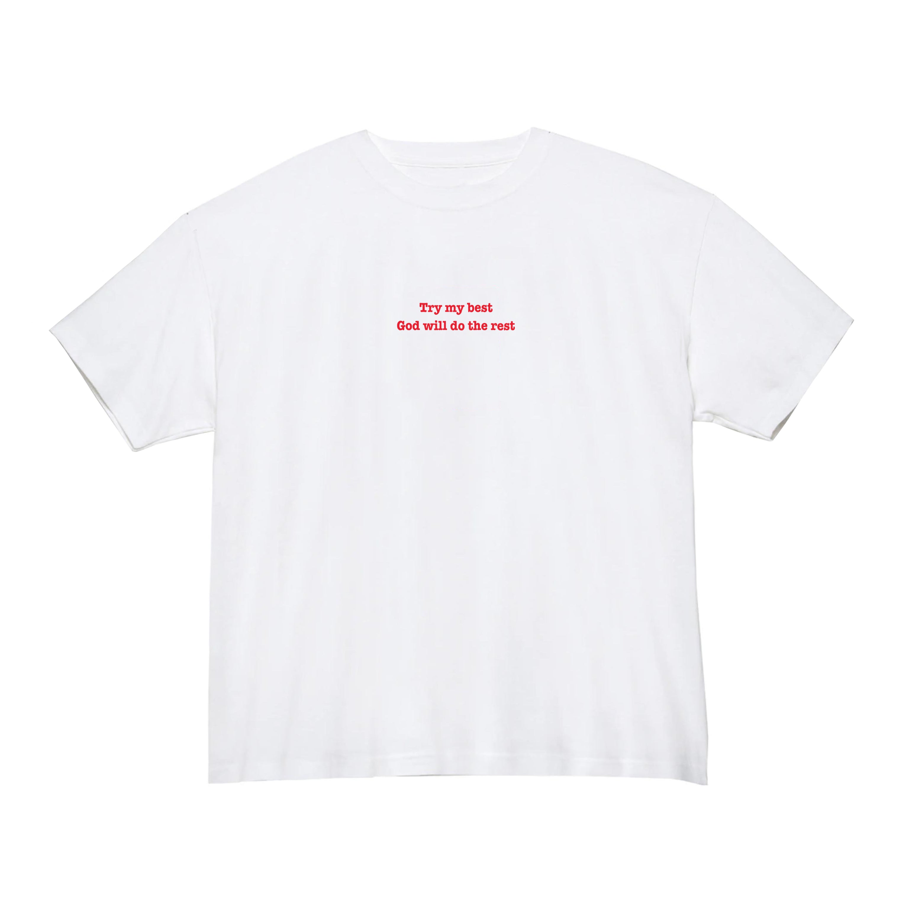 [ Try My Best ] Never Too Old 登山人 美式筒Tee