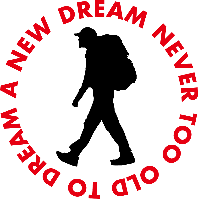 [ Try My Best ] Never Too Old 登山人 美式筒Tee
