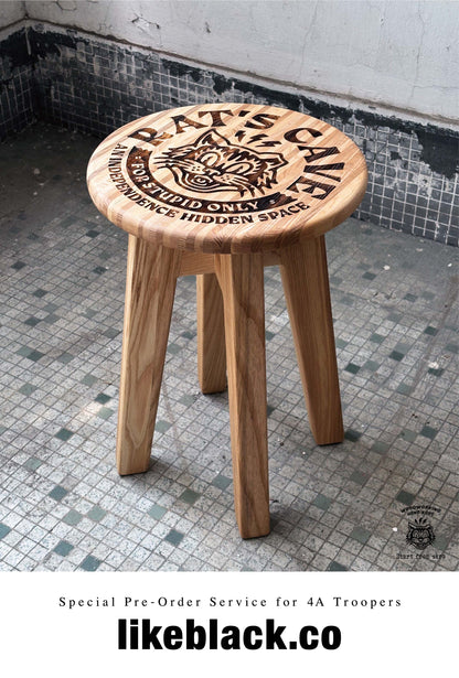 SFZ X Like Black : Holey Biscuit Stool