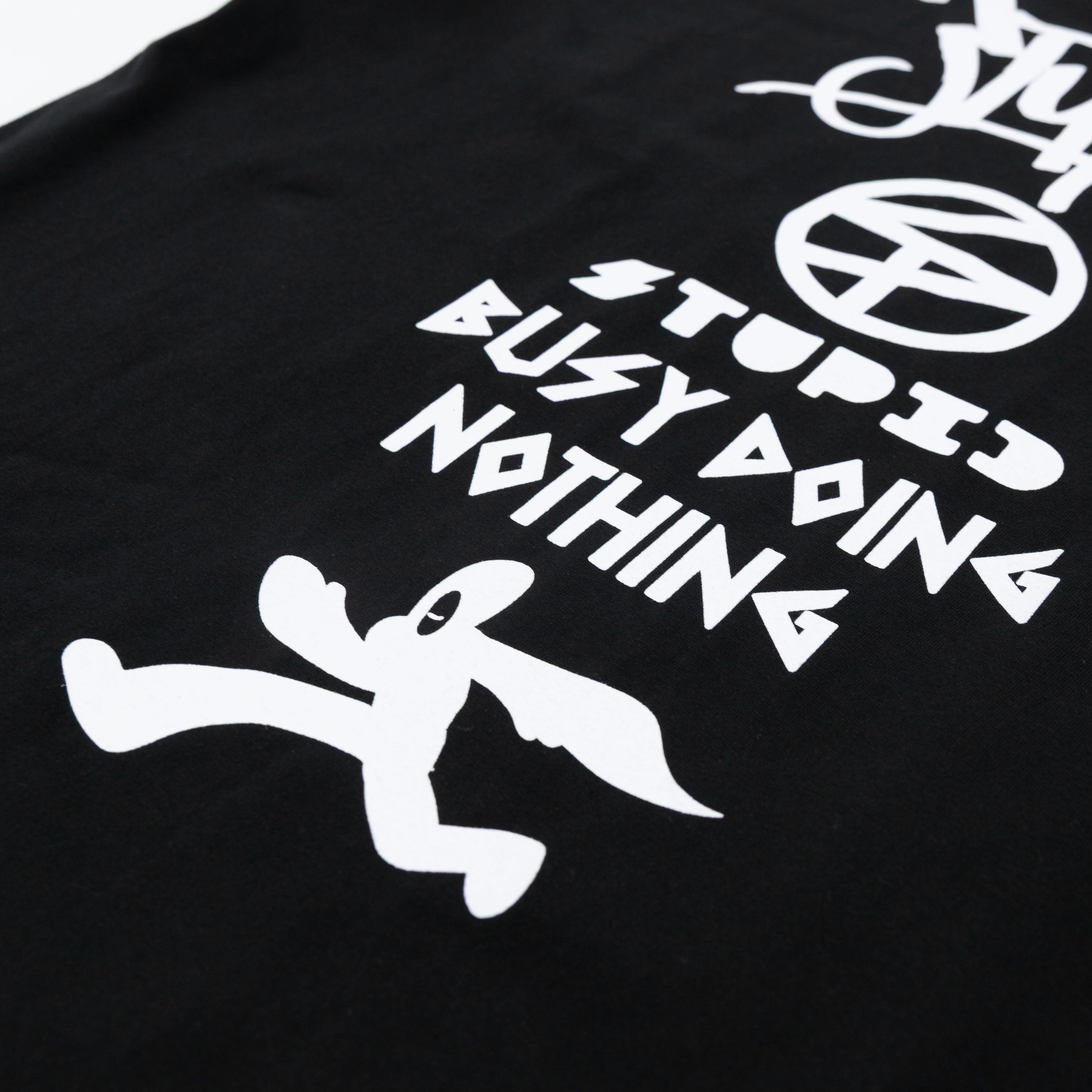 Like Black X Wallace Stores X Godfrey  「Stupidman」TEE 01 - BLACK