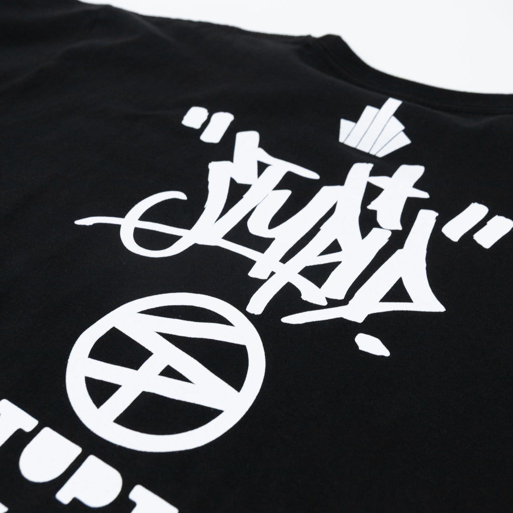 Like Black X Wallace Stores X Godfrey  「Stupidman」TEE 01 - BLACK