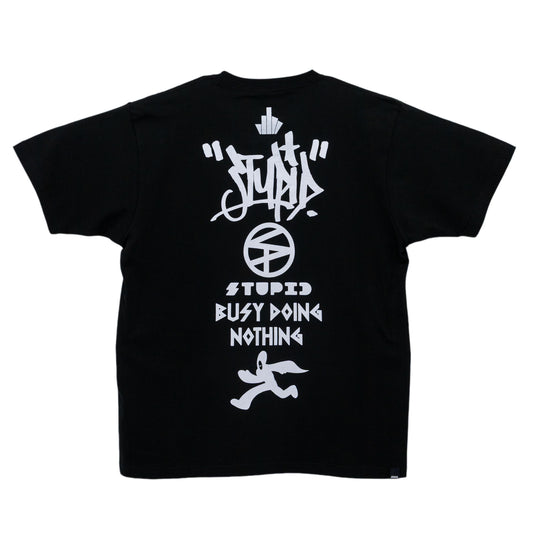 Like Black X Wallace Stores X Godfrey  「Stupidman」TEE 01 - BLACK
