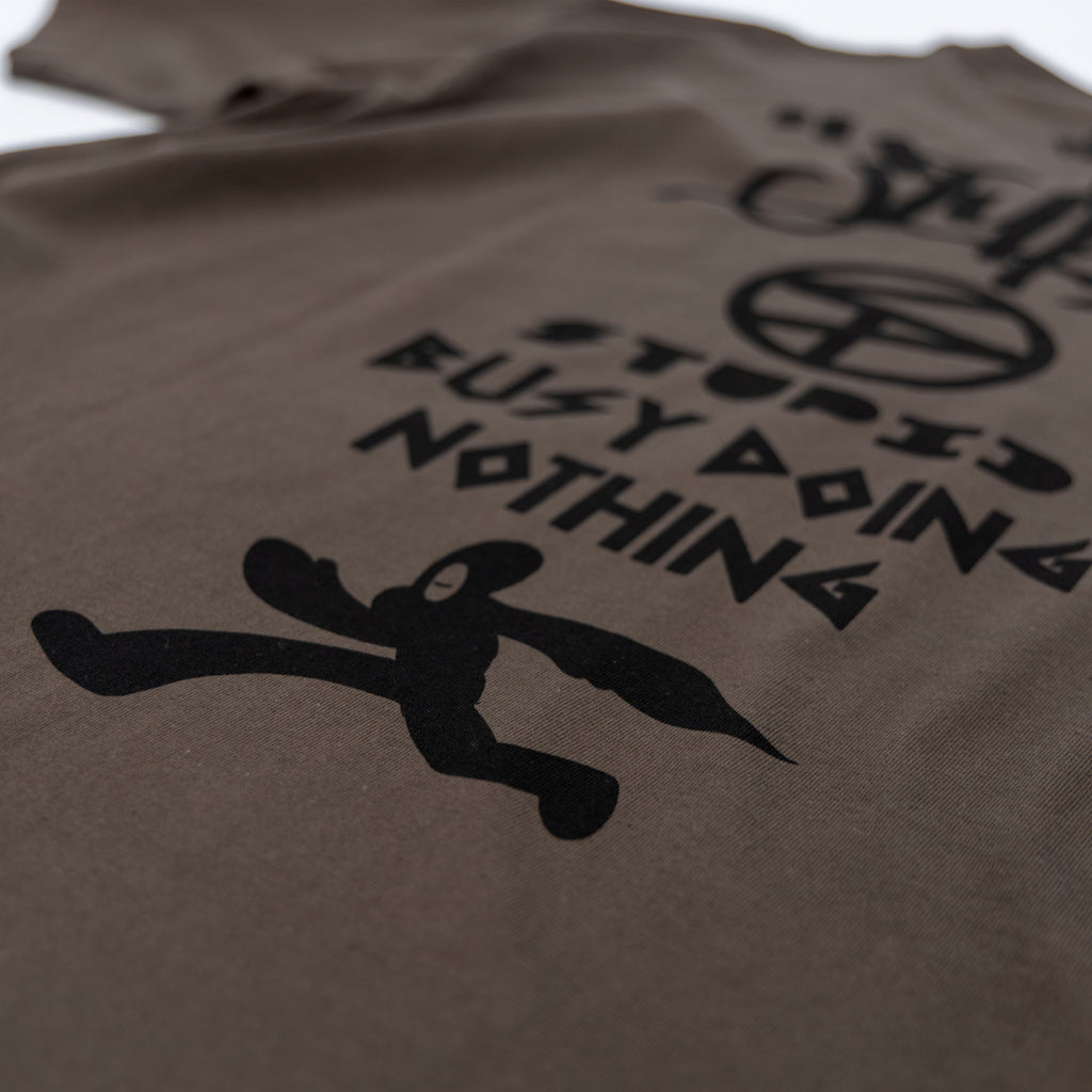 Like Black X Wallace Stores X Godfrey  「Stupidman」TEE 01 - GREY