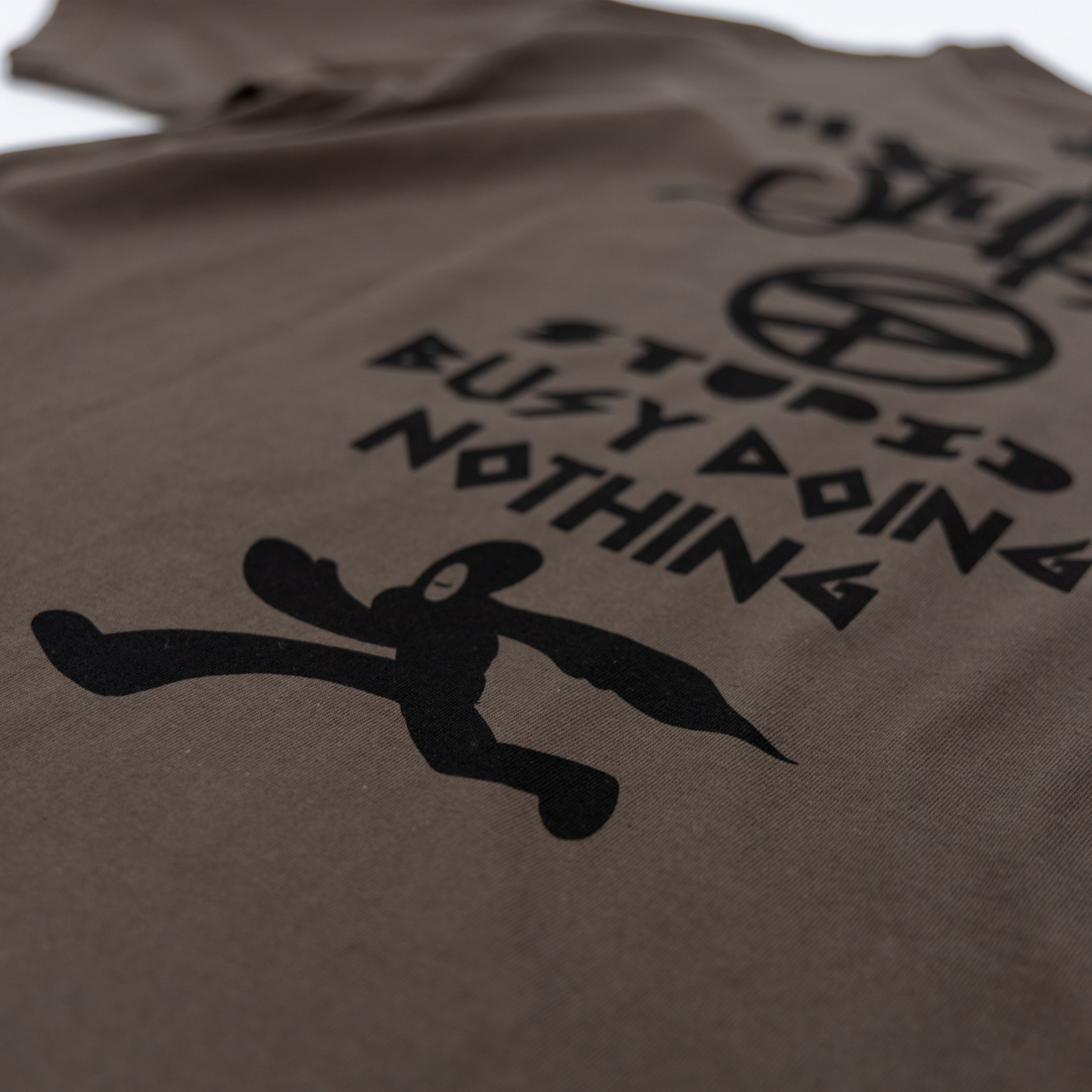 Like Black X Wallace Stores X Godfrey  「Stupidman」TEE 01 - GREY